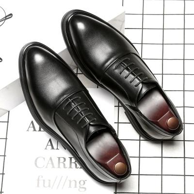 China CUSHIONING Custom Wholesale Genuine PU Leather Formal Casual Dress Shoes Men's Stylish Shoes For Men for sale