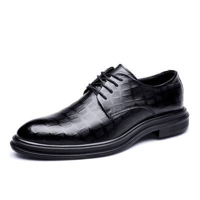 China Customized High Quality Custom Made Black Men's OEM ODM Casual Dress Shoes Male Waterproof for sale