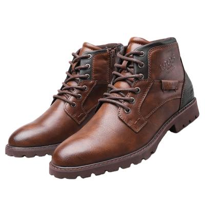 China British Style Rubber New Arrival Thermal Martin Boots Men's PU Boots Shoes Boot for sale