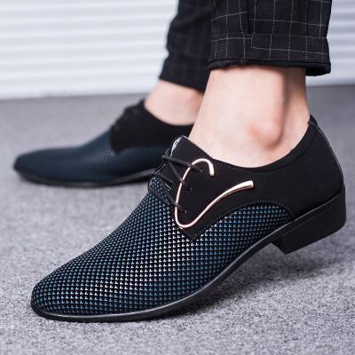 China Anti-slippery Custom PU Outdoor Rubber Bottom Shoes Leather Casual Men for sale