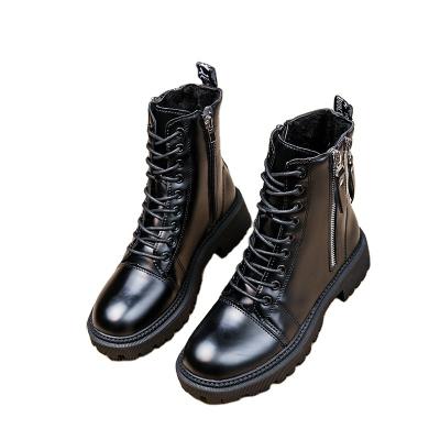 China Thermal Winter Plus Velvet Martin Boots Warm Zipper Non-Slip Women's Cotton Boots Shoes Winter- for sale