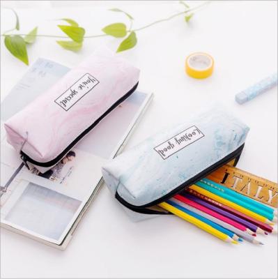 China Cute Customized Canvas Pencil Case Washable School Supplier Large Capacity Pencil Bag Student Case for sale