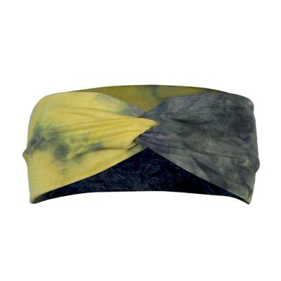 China Fashion Women's Headbands Headwraps Tie Dye Knot Turban Headbands Shape Hair Accessories for sale