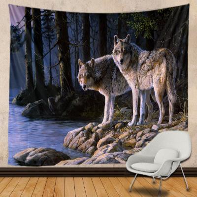 China Eco-friendly A Variety Of Animal Tapestry Wall Hanging Towels Can Be Customized Size Pattern Logo for sale