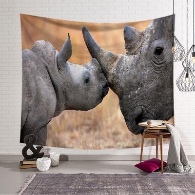 China Eco-friendly Series African Animal Home Cloth Decoration Hanging Cloth Can Be Customized Size Pattern Logo for sale