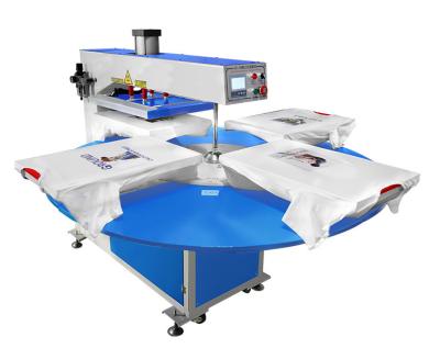 China high quality factory price 40*60cm 2 laser lights best pneumatic four station heat press machine for sale for sale