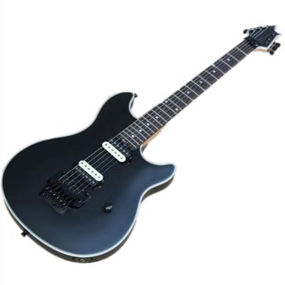 China Exquisite guitar diy smart guitar electric guitar with Matte Black guitar body, Floyd rose bridge, HH Pickups for sale