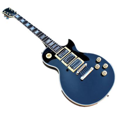 China Reasonable Huiyuan guitar made in china electric guitars lp style guitar with gold hardware, HHH pickups for sale