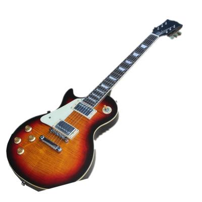 China Factory Musical Left Hand Huiyuan Player Electric Guitar With Flame Maple Veneer, Can Be Customized for sale