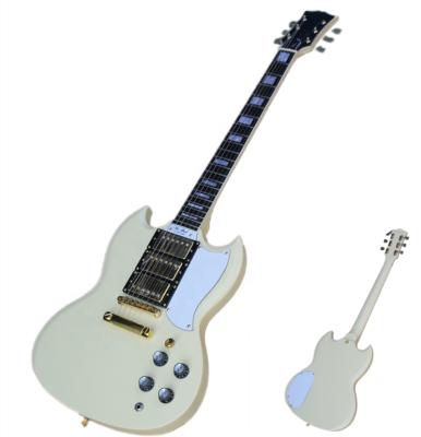 China Huiyuan exquisite factory direct electric guitar with 3 pickups, gold hardware for sale