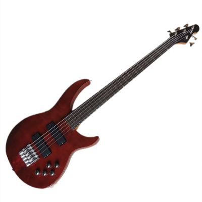 China Hot Selling 5 Bass String Fit Electric Guitar Neck-Through-Body With Chrome Hardware for sale