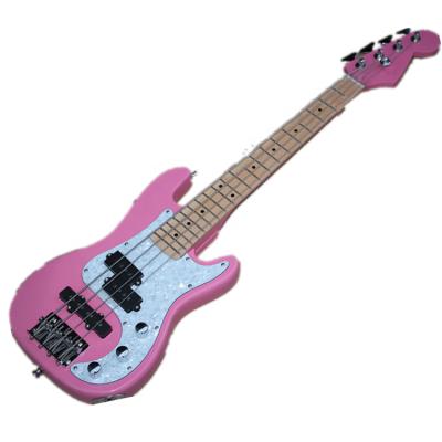 China Exquisite Custom Kids Lace Electric Bass Guitar with Maple Fingerboard, Small Bass Guitar for sale