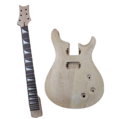 China Durable guitar parts and accessories half body electric guitar, no painting for sale