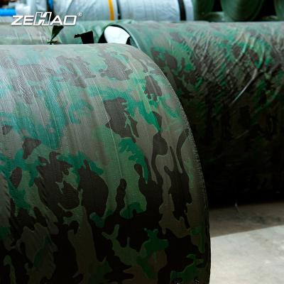 China Stain Resistant Plastic Camouflage Pe Tarpaulin Tarpaulin Roll for sale