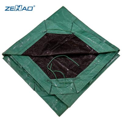 China Stain Resistant Plastic Leaf Leaf Garbage Collection Bag PE Tarpaulin For Garden Use Package for sale