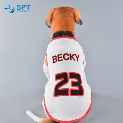 China Stocked Make Fast Customized Samples Sublimation Summer Dog T-Shirt for sale