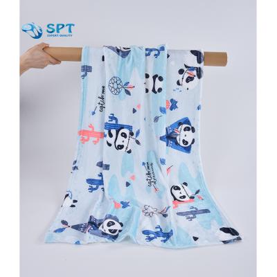 China Flannel Accept Customization High Quality Kids Printing Sublimation Flannel Blanket Mat for sale