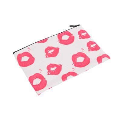 China 2021 fashion most popular chic style outdoor convenient cosmetic bag sublimation modern unique custom made makeup bag for sale