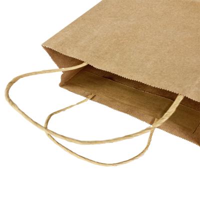 China Logo Restaurant Paper Bags Customized Recyclable For Food Caterer for sale