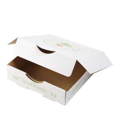 China New Arrival Biodegradable Custom Design Food Box Corrugated Paper Pizza Box for sale