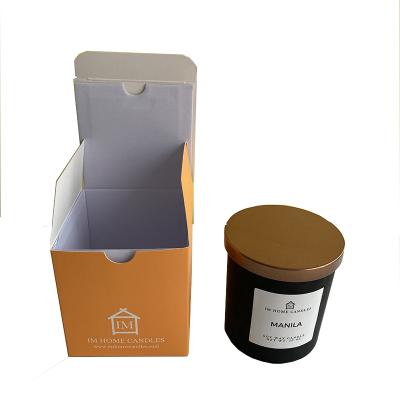 China Recyclable Recyclable High Quality Cylinder Candle And Jar Packaging Boxes Tuck In Box With Insert for sale