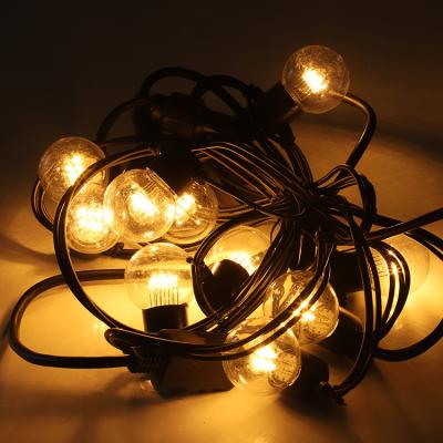 China Outdoor Rubber Wire Festival Decor G45 Bulb Led String Light Chain for sale