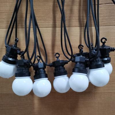 China Festoon Lighting 48FT Outdoor Light String Festoon E26 E27 S14 Edison Bulb Christmas Waterproof Connectable for sale