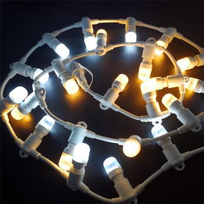 China Outdoor decoration led light bulbs China IP65 220V wholesale Christmas outdoor decor fairy lights warm white e14 belt string light for sale