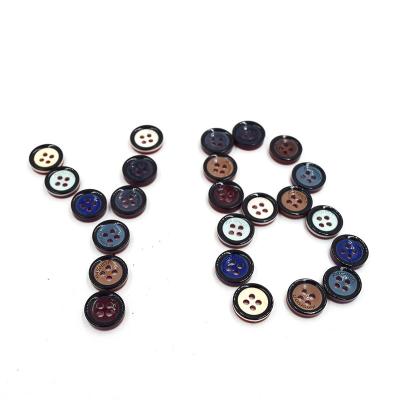 China New Style Viable Custom Logo 18L Plastic Resin Buttons For Men's Shirt Knitwear for sale