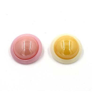 China New Design Custom Pure Color Series Resin Button Viable For Fashion Garments Clothing for sale