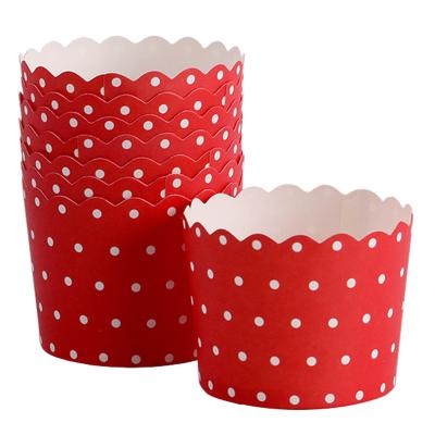 China Crown Disposable Paper Baking Cups For Cakes Cakecups Mechanism Cup Cheap Muffin Cake Cup for sale