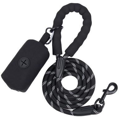 China Viable Wholesale Pet Supplies Non-slip Round Sponge Grip Rope Large Dog Training Dog Rope for sale