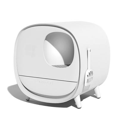 China Wholesale Hot Selling Viable Portable Environmentally Friendly Cat Litter Box Smart Toilet Box Indoor for sale