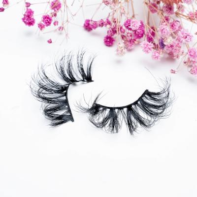 China 3D layered unique luxury styles invisible raw 3d strip mink eyelashes for sale