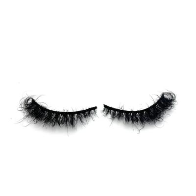 China Ansta Soft Natural Long 20mm Natural 100% Handmade Full Strips Lashes Custom Packaging 100% Real 3D Mink Eyelashes for sale