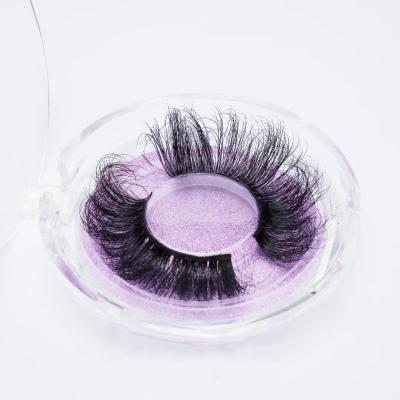 China Ansta Cotton Strip 3D 25mm Natural Soft Custom Mink Eyelashes Vendor Real Mink Soft Fluffy Lashes for sale