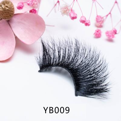 China Ansta Natural Dramatic Long Strip Mink Eyelash Full Lashes 3d 25mm Mink Lashes Fluffy Lashes for sale