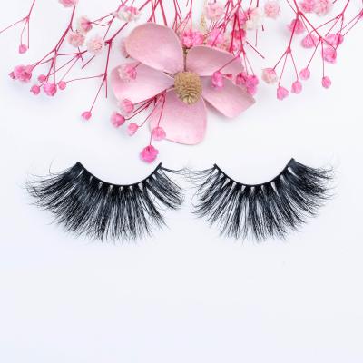 China Natural Hot Selling Dramatic Long 25mm Mink Eyelashes Real Mink Eyelashes Lashes With Custom Box for sale