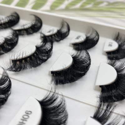 China Full Volume Ansta QH Series 22mm - 30mm Long False Eyelash Russian Eyelashes 3D Seller Wholesale False Eyelashes Russian Curly Curly for sale