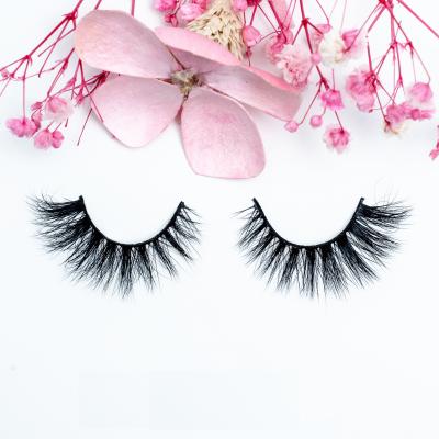 China 3D Layered 20mm Thick Mink Lashes Private Label Mink Eyelash Chinese Wholesaler for sale