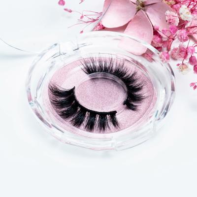 China Long 100% Natural Handmade Mink Eyelashes 20mm Mink Lashes 1 Pair Fluffy Mink Eyelash for sale