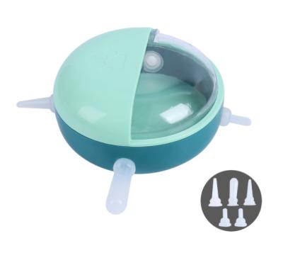 China Amazon New Doggie Cat Non-automatic Nipple Pet Puppy Nipple Silicone Food Bowl Milk Doggie Nursing Milk Feeder Small Feeding Device for sale