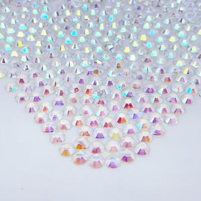 China High Quality Flatback Jelly Applique Transparent ab Strass Around Flatback Resin Faux Stone For DIY Craft Decoration for sale