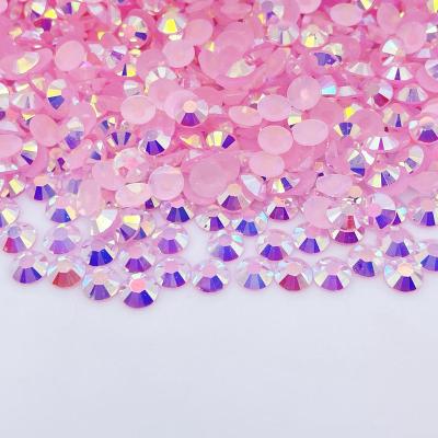 China Flatback Factory Price New AB Jelly Resin Rhinestones Non Hot Fix Rhinestone For DIY Craft Decoration for sale