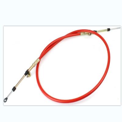 China Steel Aluminium Zinc Rubber Red Color Control Cable For Boat for sale