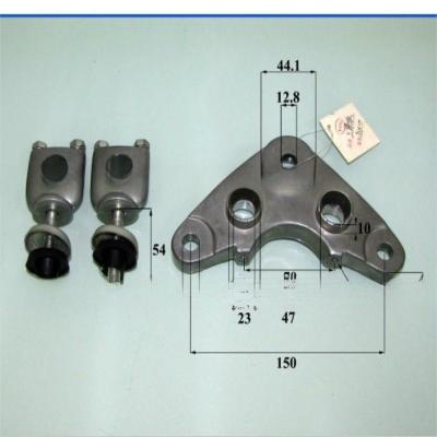 China Dirección de motocicleta de acero para Ax100 501-600mm anchura de tenedor Tee tenedor de acero superior en venta