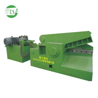 China China Manufacturer Supply High Quality Hydraulic Steel Plate Scrap Metal Crocodile Shearing Machine Q43YD-200 Reuse for sale