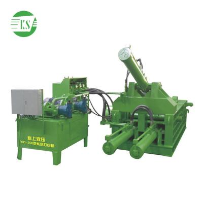 China Recycling Keshang factory direct supply horizontal hydraulic portable nonferrous scrap metal balers for sale for sale