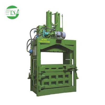 China machinery & Professional Custom Equipment Keshang Factory YJ-200 Vertical Hydraulic Baler Machine For Recycling Cardboard Paper for sale