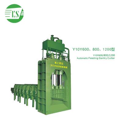 China Recycling Ganrty Cutter Y10Y600 Auto Feeding Metal Hydraulic Press Hydraulic Metal Sheet Hydraulic Press Shandong Sheet for sale